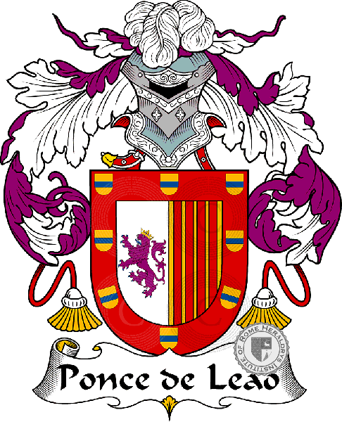 Coat of arms of family Ponce de Leão