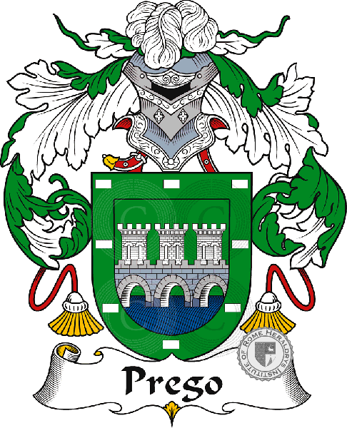 Coat of arms of family Prego