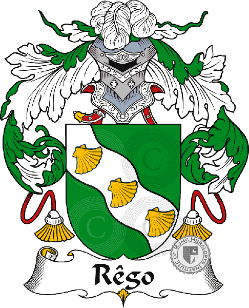 Coat of arms of family Rêgo
