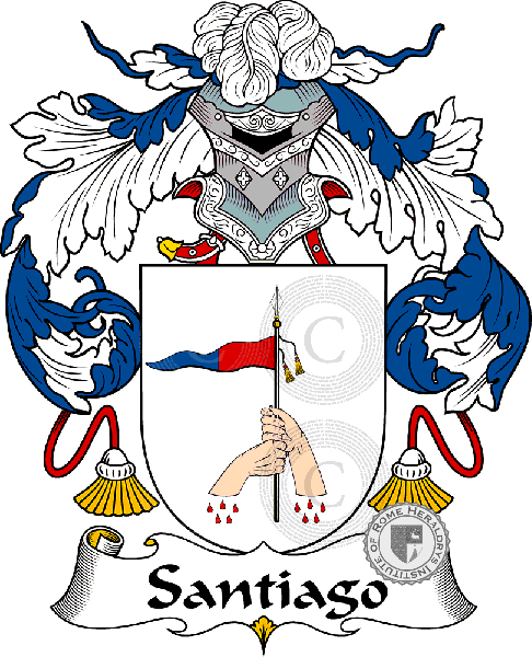 Wappen der Familie Santiago