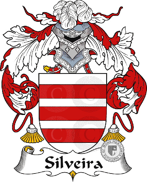 Coat of arms of family Silveira