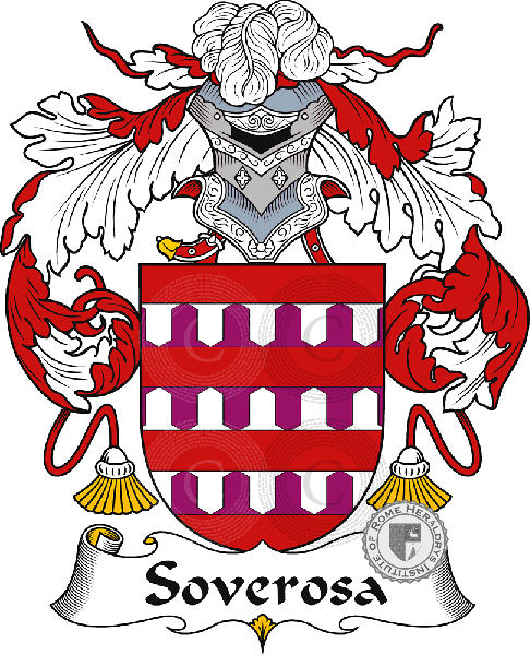 Coat of arms of family Soverosa