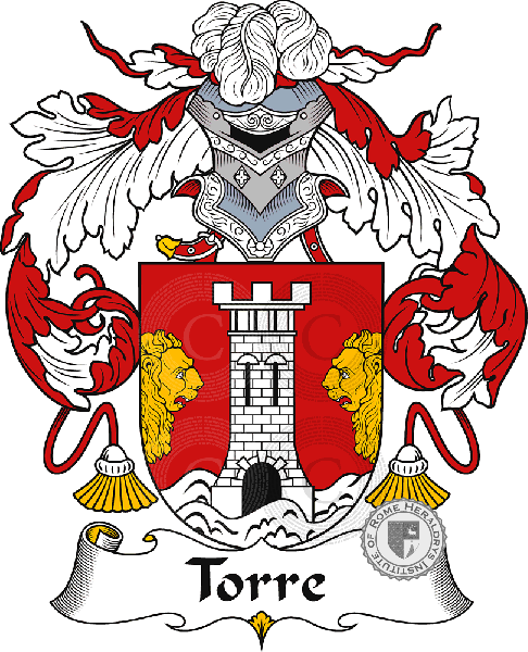 Coat of arms of family Torre