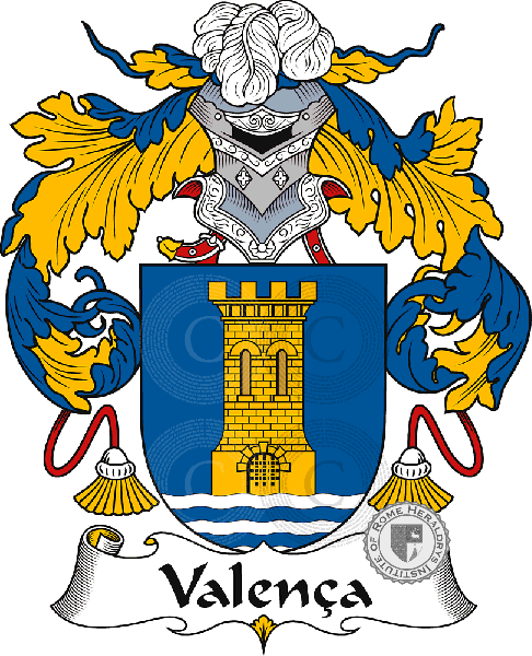 Coat of arms of family Valença
