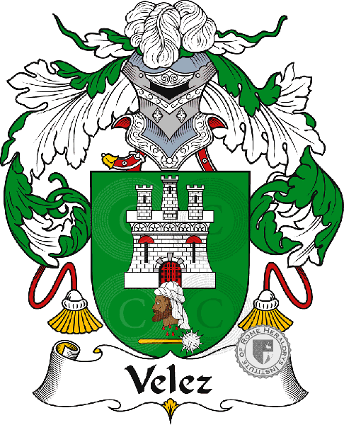 Coat of arms of family Velez