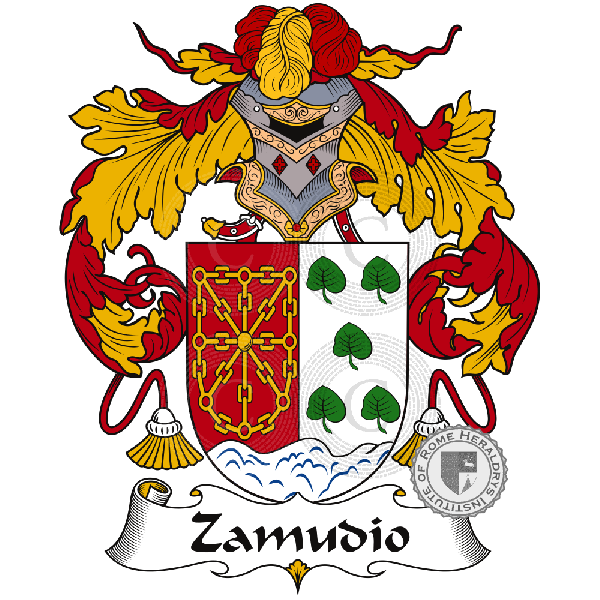 Coat of arms of family Zamudio