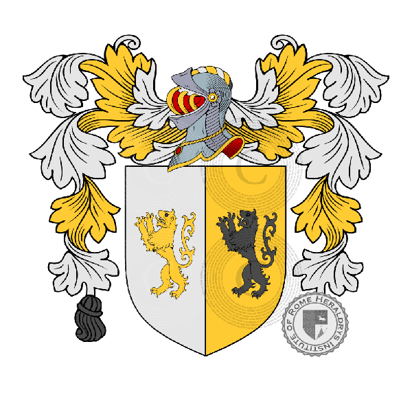 Coat of arms of family Alemani o Alamani