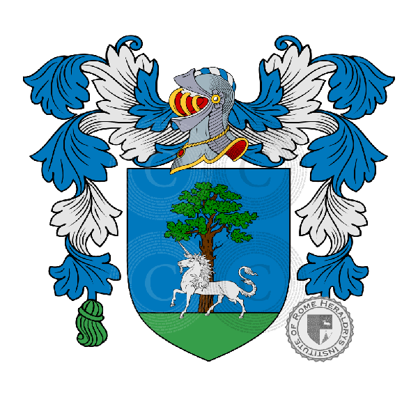 Coat of arms of family Levante