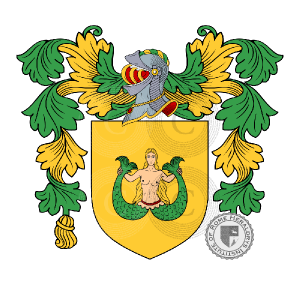 Coat of arms of family Serena
