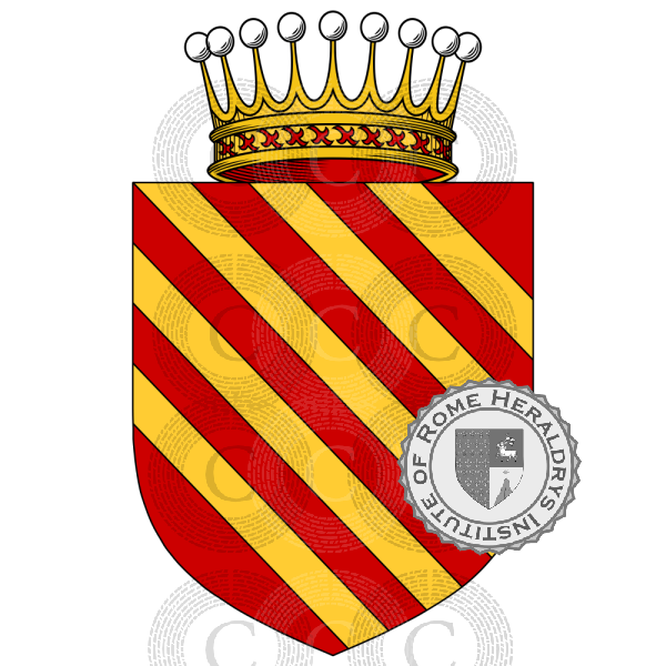 Coat of arms of family Pistoni