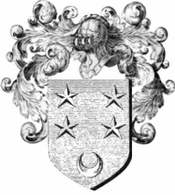 Coat of arms of family Chastelais