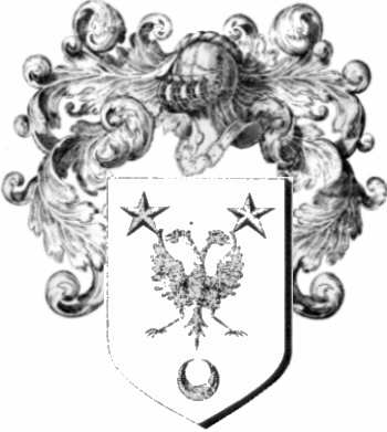 Coat of arms of family Chevaye