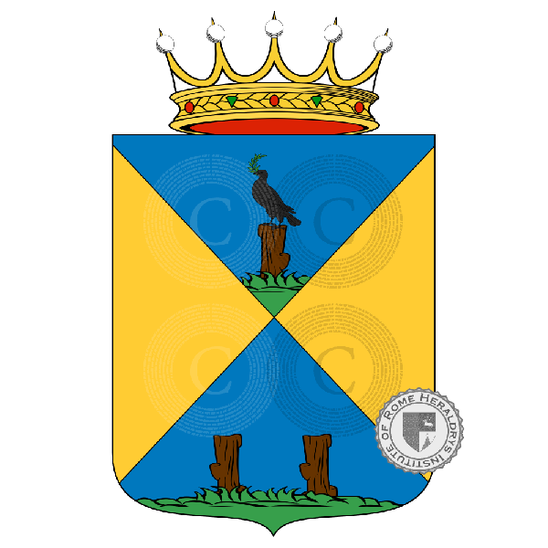 Escudo de la familia Romagnoli