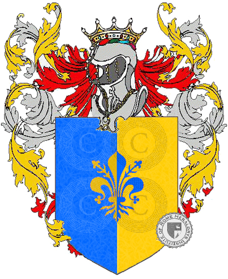 Coat of arms of family Carrocci
