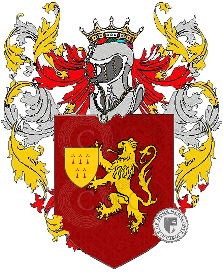 Coat of arms of family monteforte