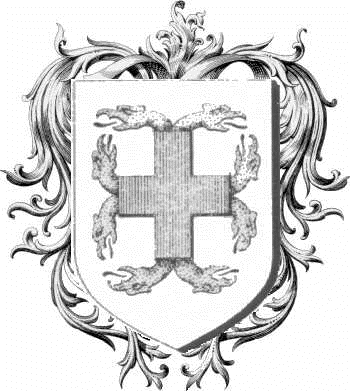 Coat of arms of family Montfort La Canne