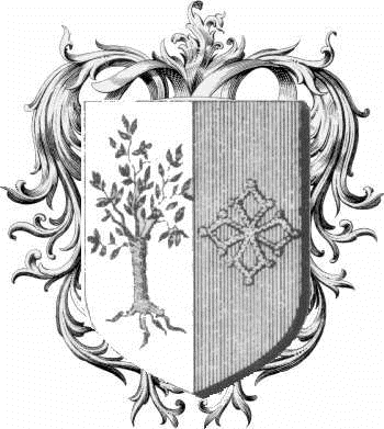 Escudo de la familia Nogaret