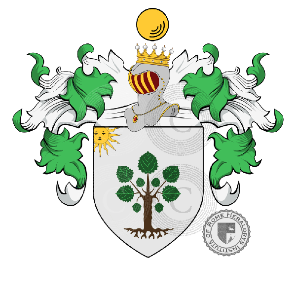 Coat of arms of family Populo