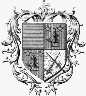 Wappen der Familie Baudin