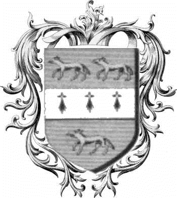 Coat of arms of family Ravenel