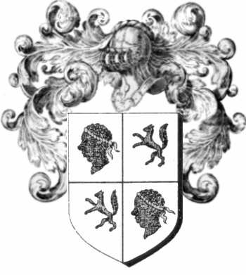 Coat of arms of family Saguier