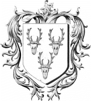 Wappen der Familie Bosselaye
