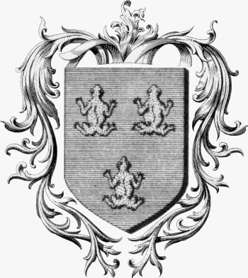 Wappen der Familie Bossinot