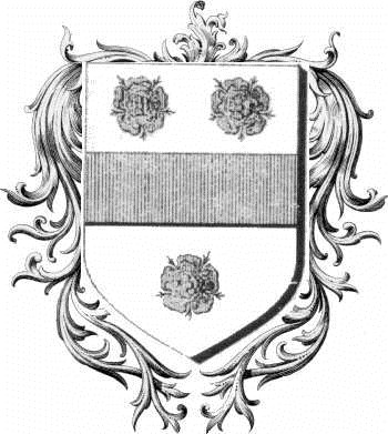 Coat of arms of family Brenezay