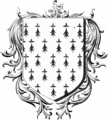 Coat of arms of family Bretagne