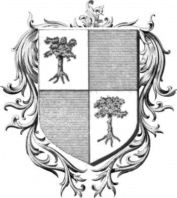 Coat of arms of family Brignac