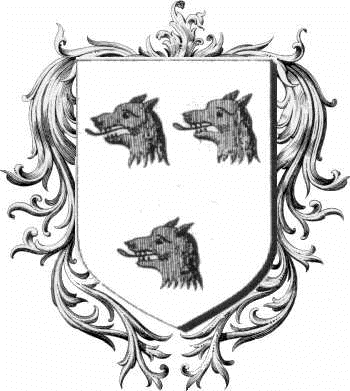 Coat of arms of family Brillet