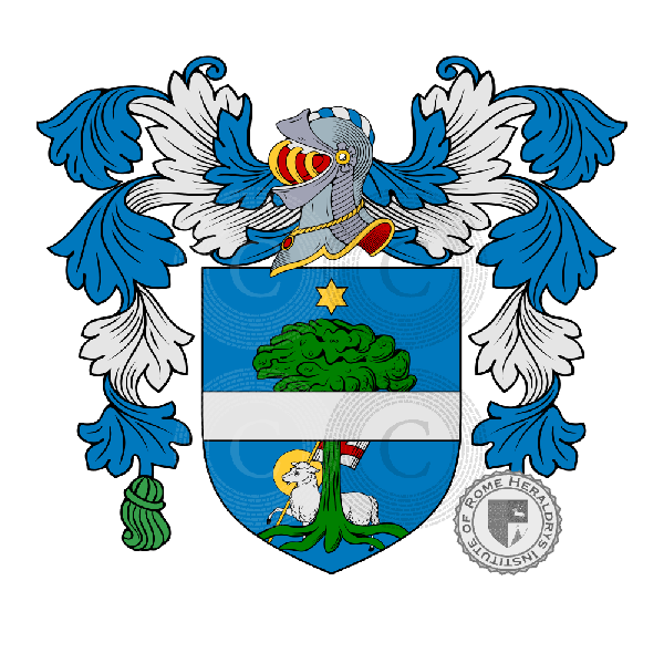 Coat of arms of family Pasquini