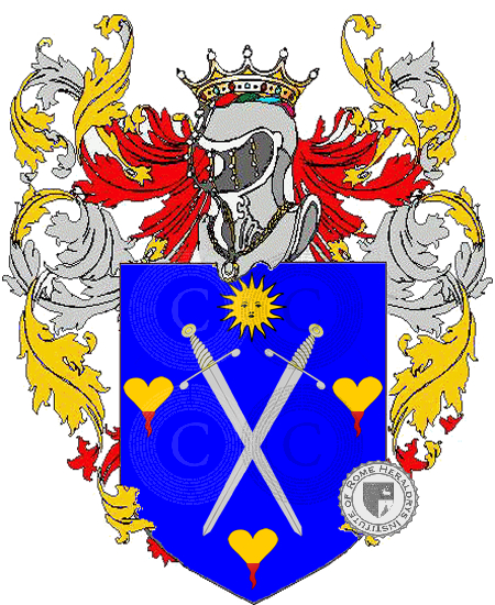 Coat of arms of family berthier