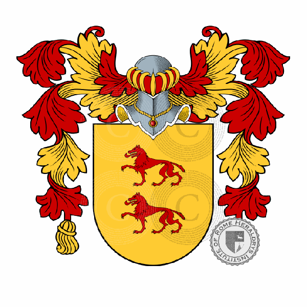 Coat of arms of family Osorio