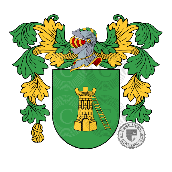 Coat of arms of family Garibaldi