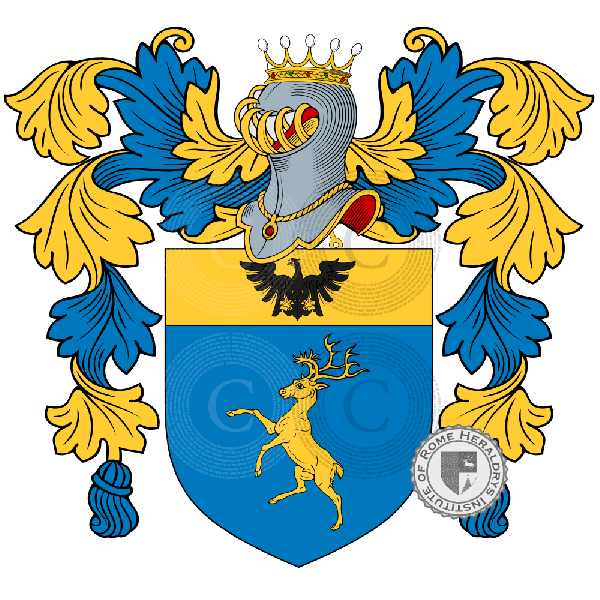 Coat of arms of family del Vecchio