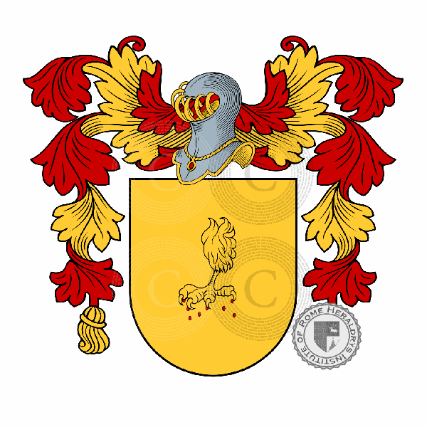 Coat of arms of family Almuña