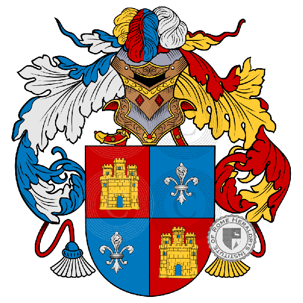 Coat of arms of family Alonso