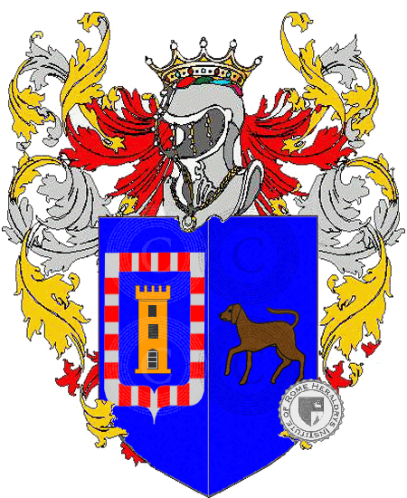 Coat of arms of family asinari bracco