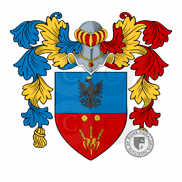 Wappen der Familie Orsetti