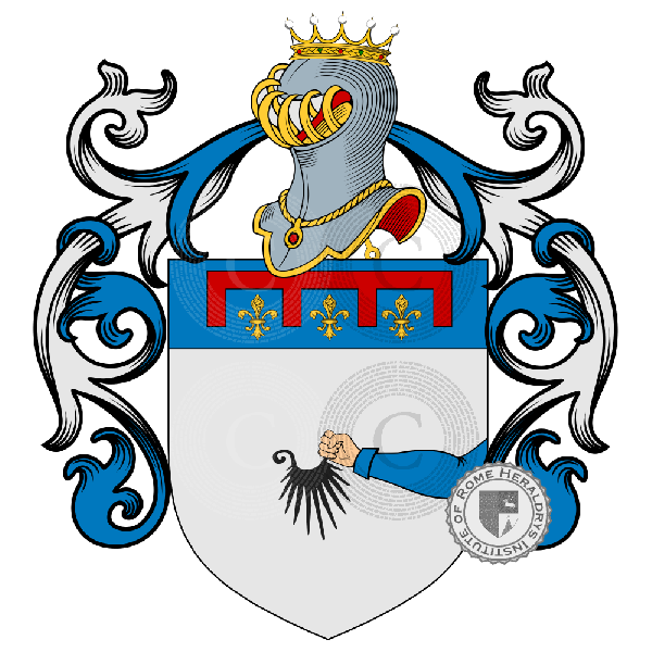 Wappen der Familie dalla Barba