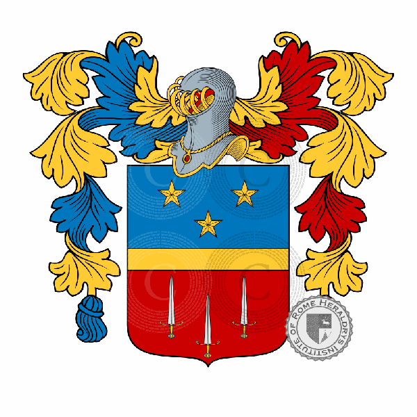 Coat of arms of family Cernusco