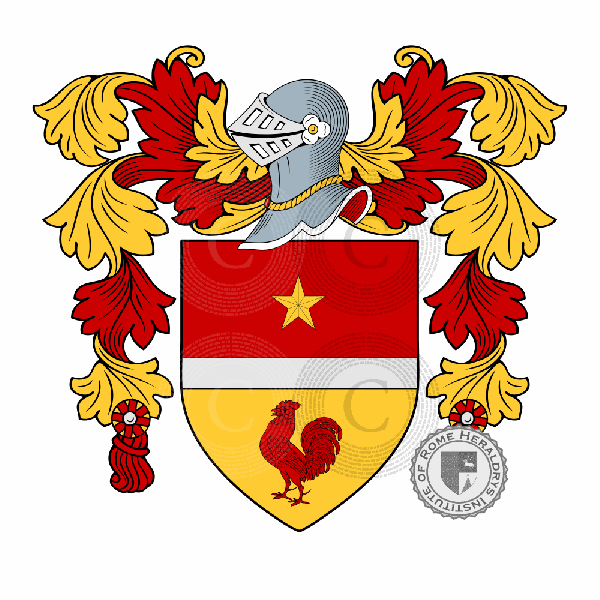 Coat of arms of family Cidale