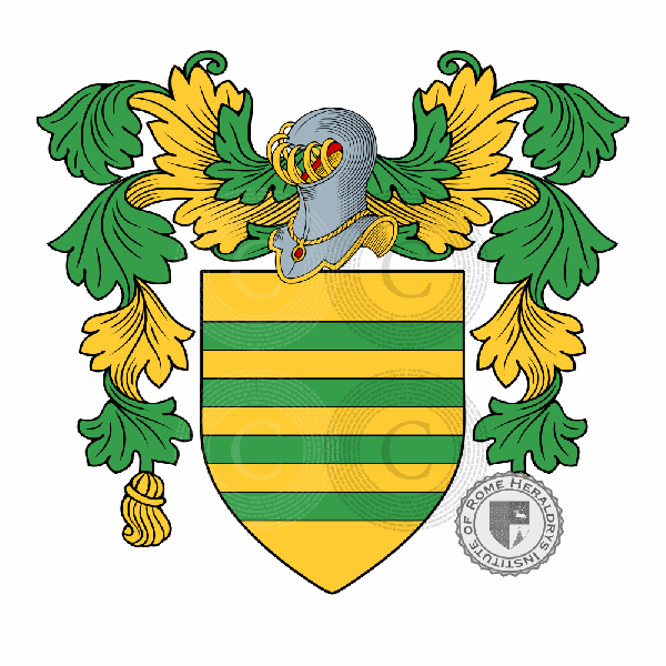 Coat of arms of family Loria seu Lauria