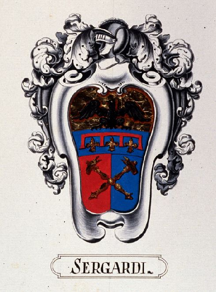 Escudo de la familia Sergardi