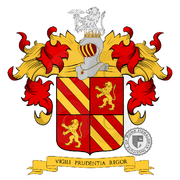 Coat of arms of family Comotto
