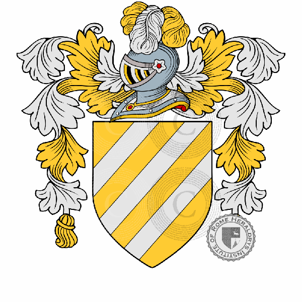 Coat of arms of family Suriano