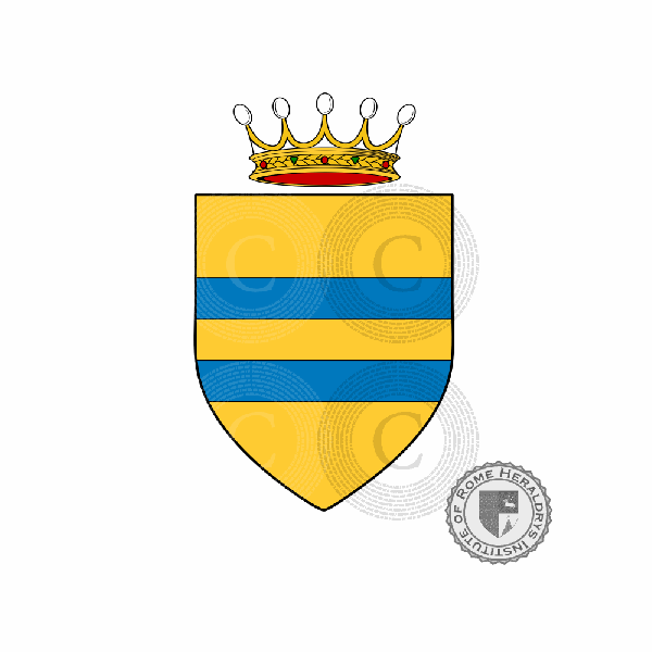 Coat of arms of family Fattinati