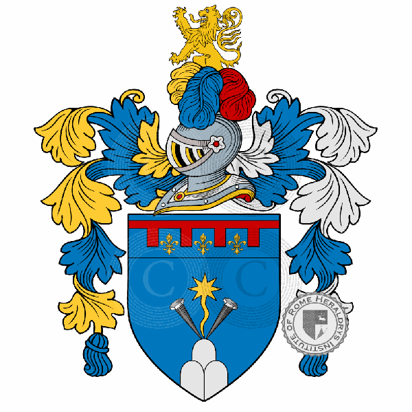 Coat of arms of family Claudino