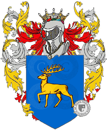 Coat of arms of family cervi
